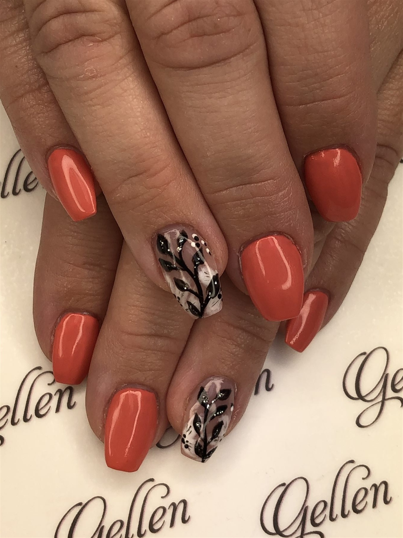 Coral Leaf Accent