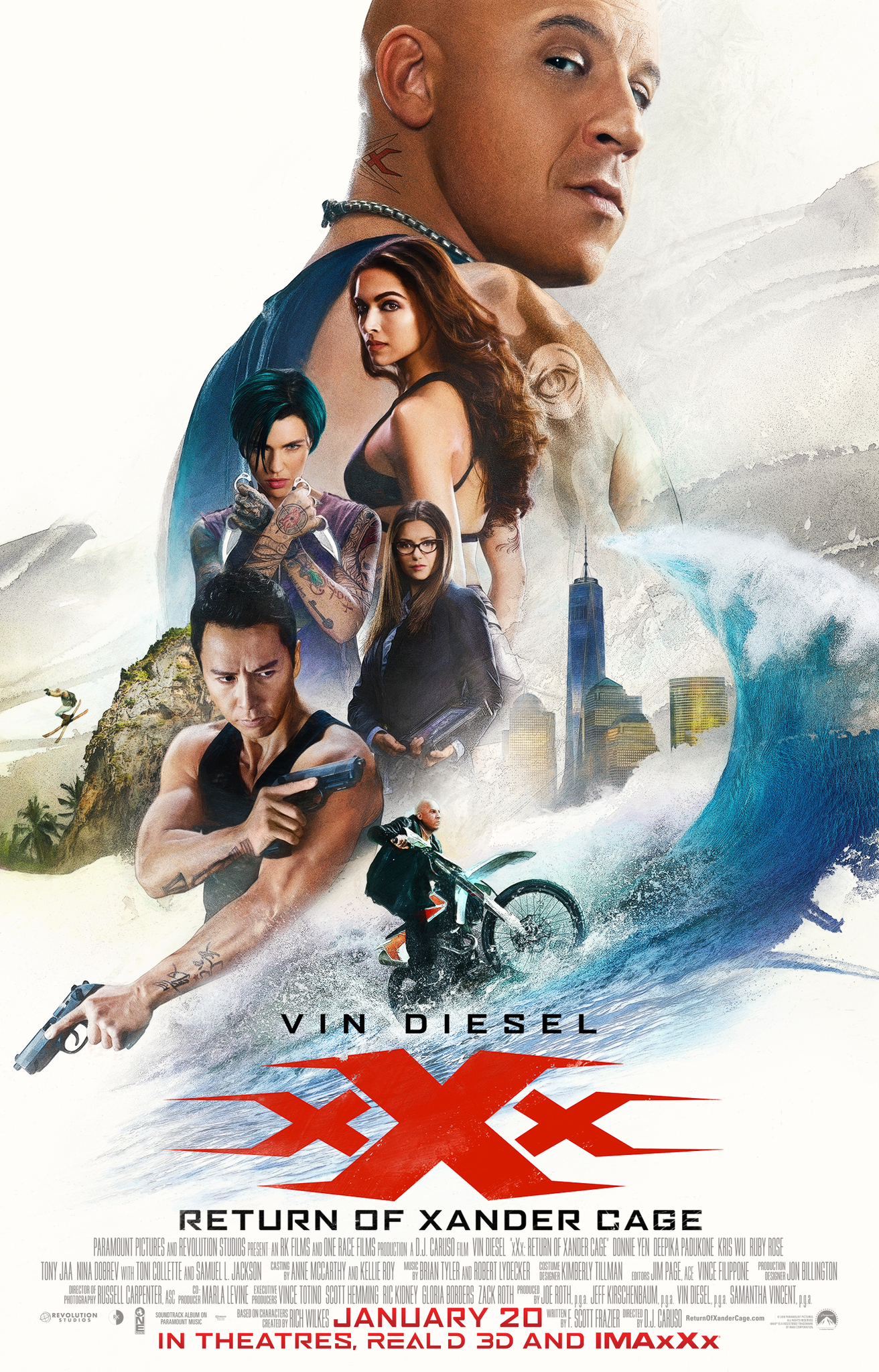 xXx Return of Xander Cage poster board