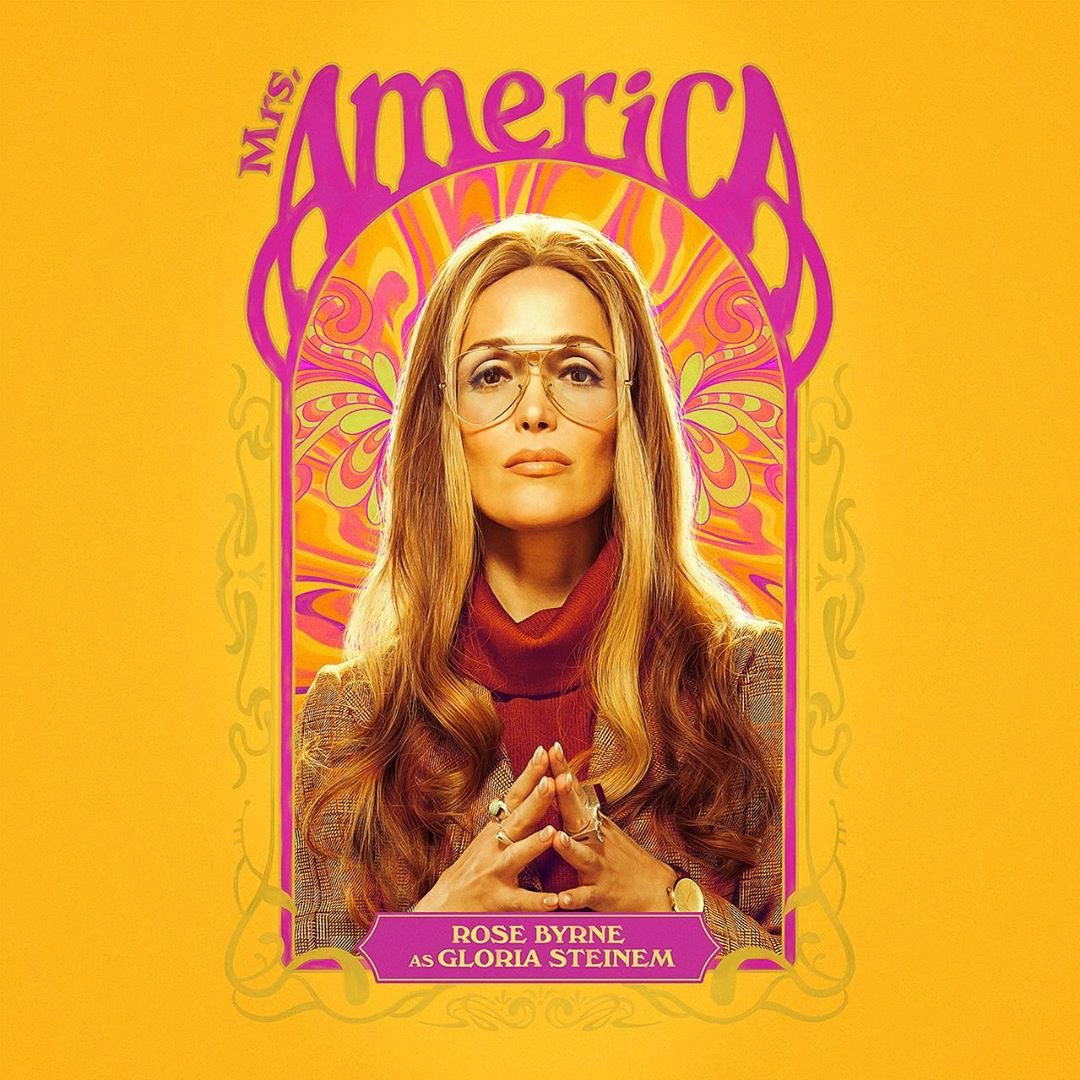 Mrs. America Rose Byrne poster board