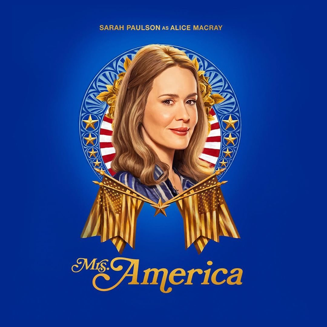 Mrs. America Sarah Paulson poster board