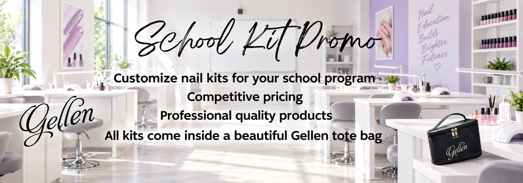 Customizable TONi school kits for gel and liquid powder programs
